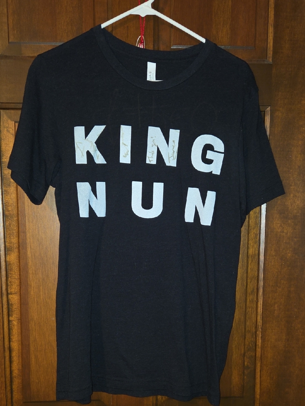 KING NUN Black Graphic Tee